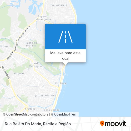 Rua Belém Da Maria mapa