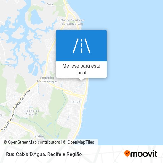 Rua Caixa D'Agua mapa