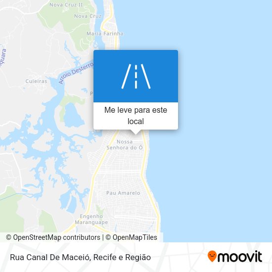 Rua Canal De Maceió mapa