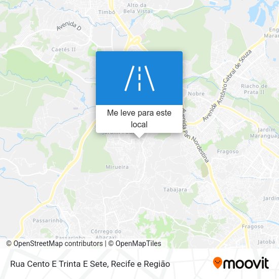 Rua Cento E Trinta E Sete mapa