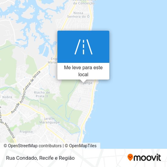Rua Condado mapa