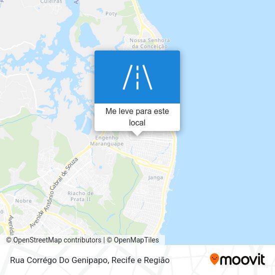 Rua Corrégo Do Genipapo mapa