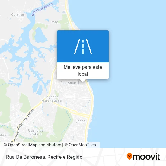 Rua Da Baronesa mapa