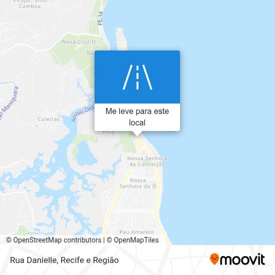 Rua Danielle mapa