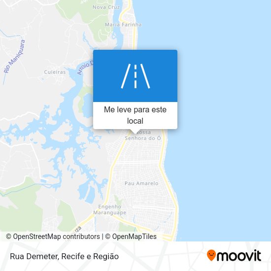 Rua Demeter mapa