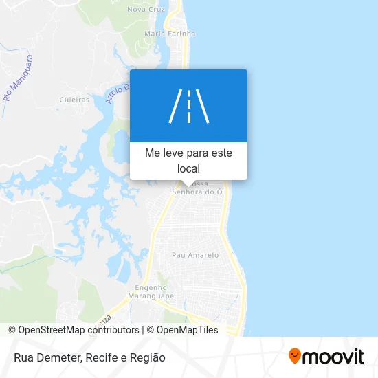 Rua Demeter mapa