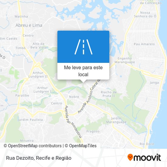 Rua Dezoito mapa