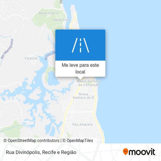 Rua Divinópolis mapa