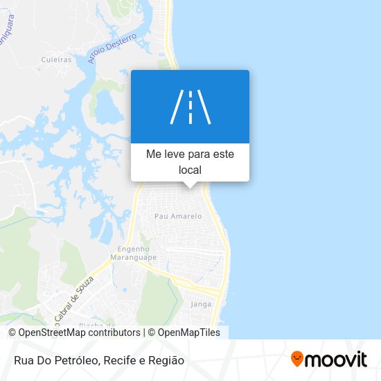 Rua Do Petróleo mapa
