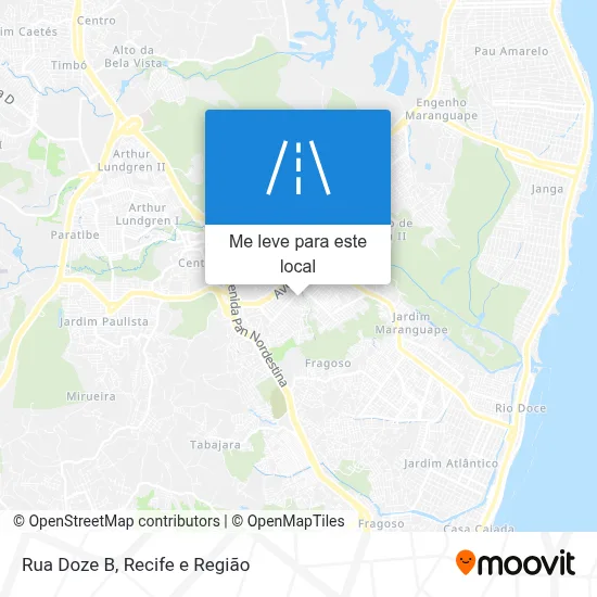 Rua Doze B mapa