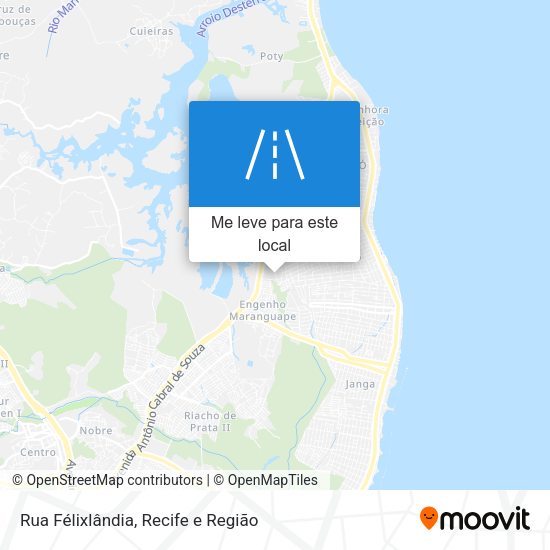Rua Félixlândia mapa