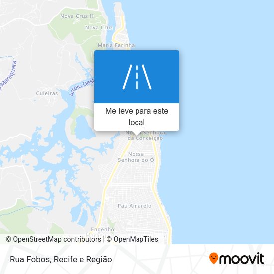 Rua Fobos mapa