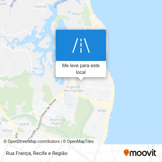 Rua França mapa