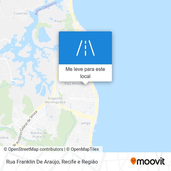 Rua Franklin De Araújo mapa