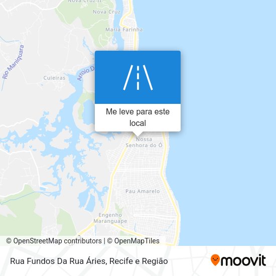 Rua Fundos Da Rua Áries mapa