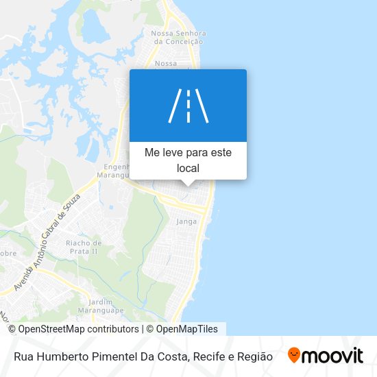 Rua Humberto Pimentel Da Costa mapa