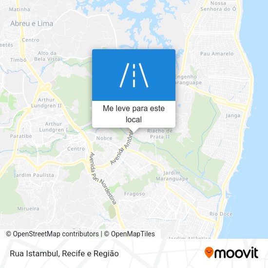 Rua Istambul mapa