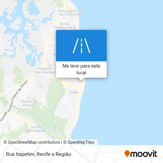 Rua Itapetim mapa