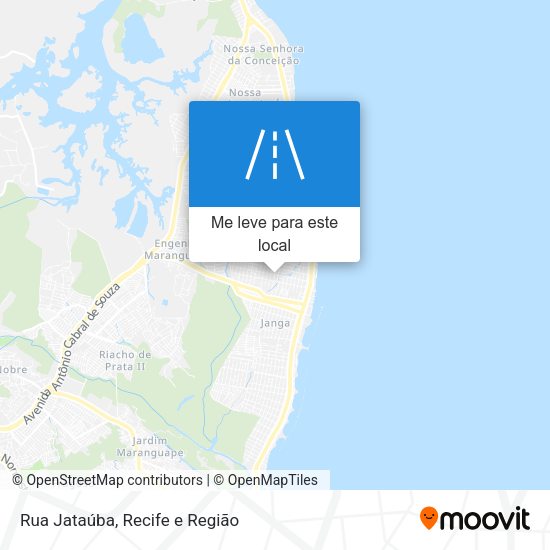 Rua Jataúba mapa