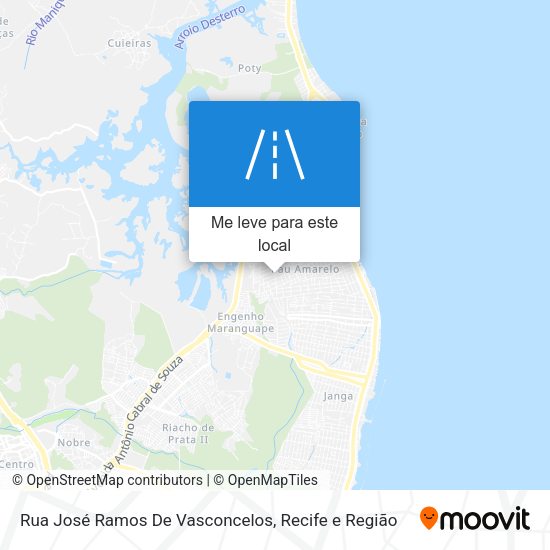 Rua José Ramos De Vasconcelos mapa