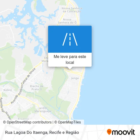 Rua Lagoa Do Itaenga mapa