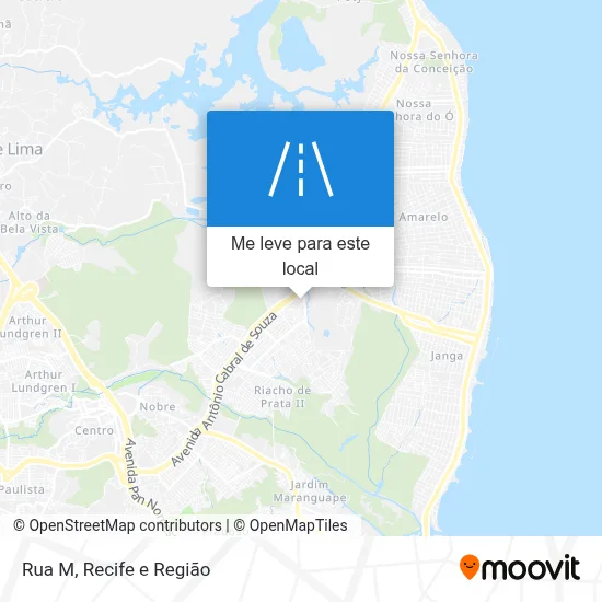 Rua M mapa