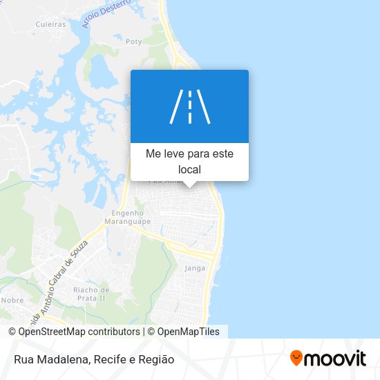 Rua Madalena mapa
