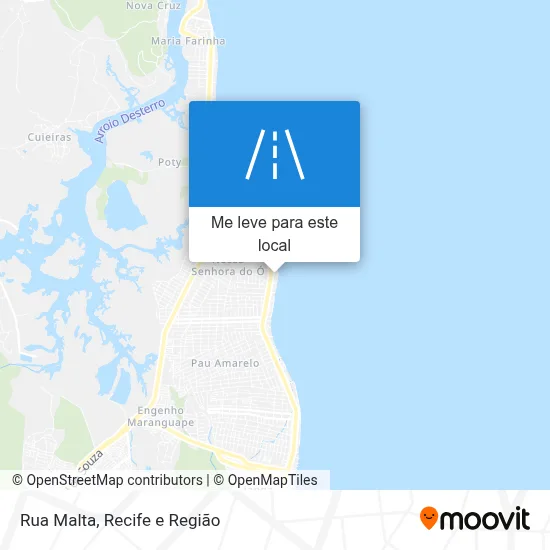 Rua Malta mapa
