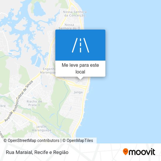 Rua Maraial mapa