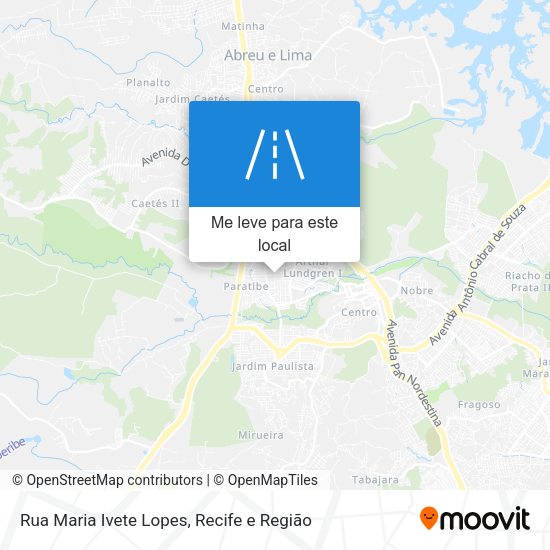 Rua Maria Ivete Lopes mapa