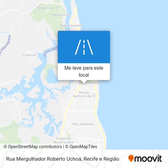 Rua Mergulhador Roberto Uchoa mapa