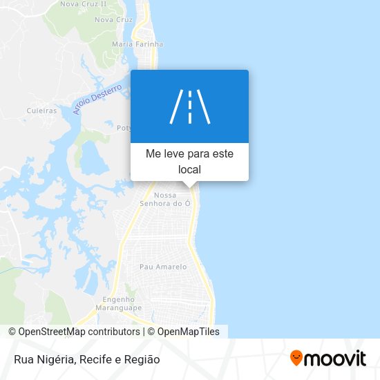 Rua Nigéria mapa