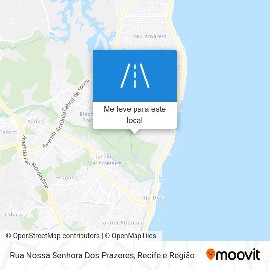 Rua Nossa Senhora Dos Prazeres mapa