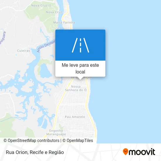 Rua Orion mapa
