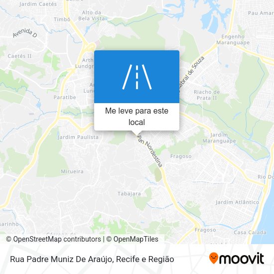Rua Padre Muniz De Araújo mapa