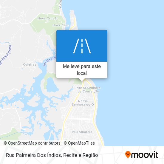 Rua Palmeira Dos Índios mapa