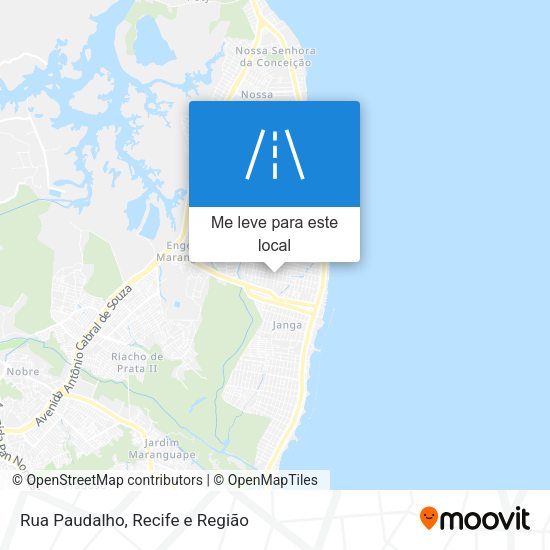 Rua Paudalho mapa