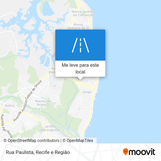 Rua Paulista mapa
