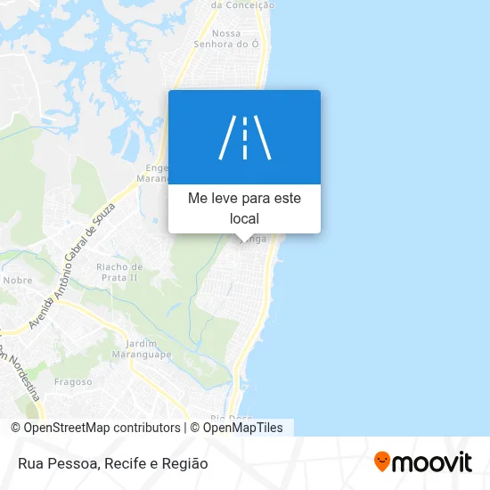 Rua Pessoa mapa
