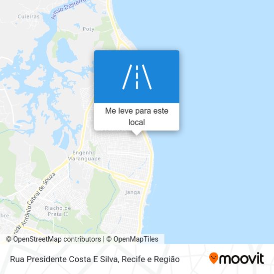Rua Presidente Costa E Silva mapa