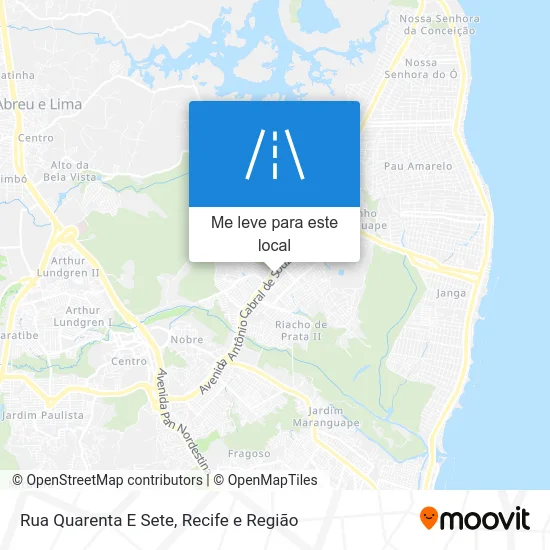 Rua Quarenta E Sete mapa