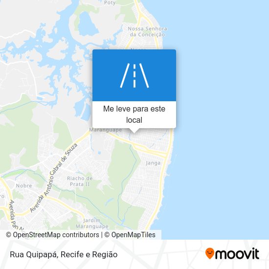 Rua Quipapá mapa