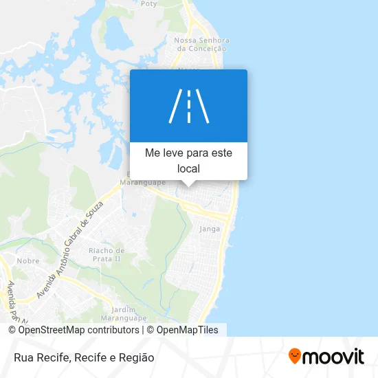 Rua Recife mapa