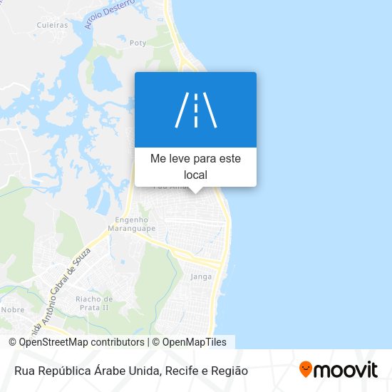 Rua República Árabe Unida mapa