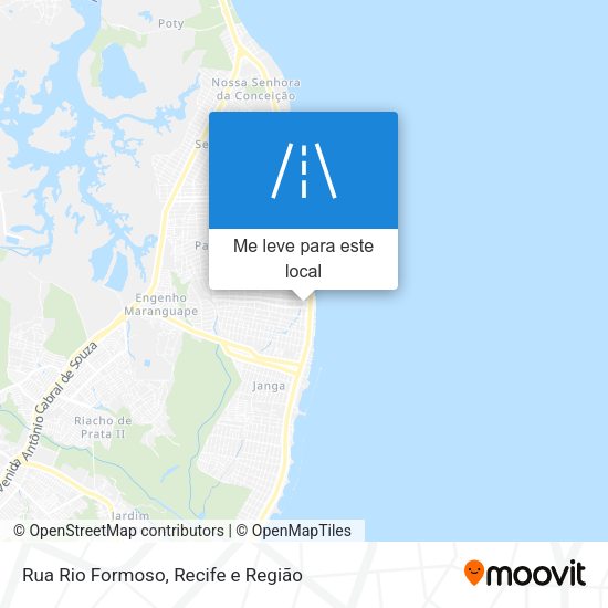 Rua Rio Formoso mapa
