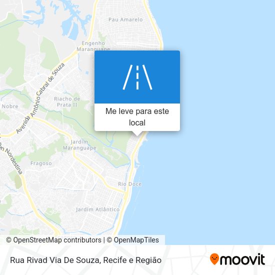 Rua Rivad Via De Souza mapa