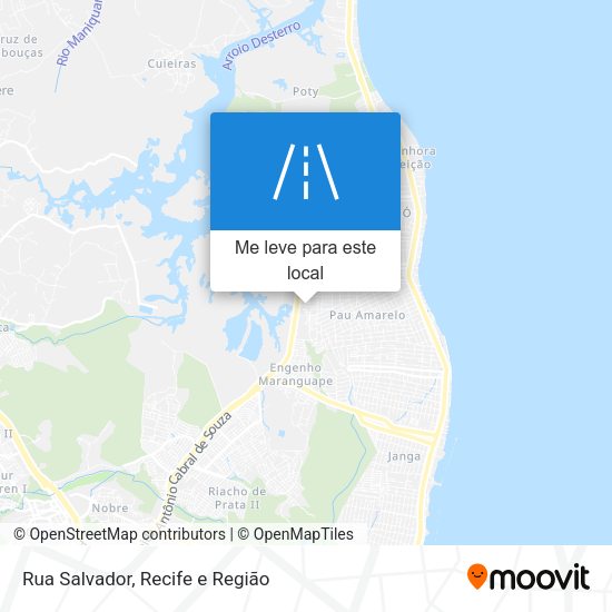 Rua Salvador mapa