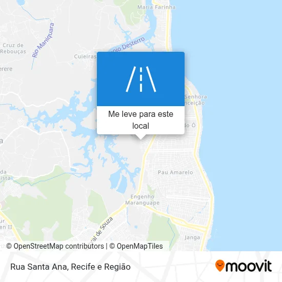 Rua Santa Ana mapa