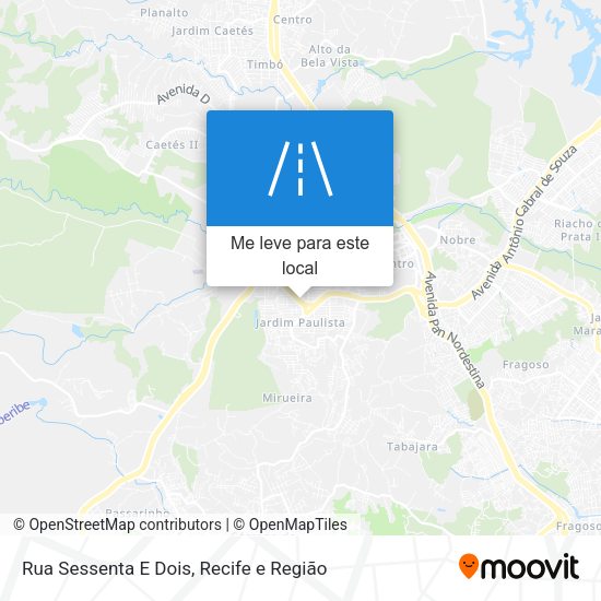 Rua Sessenta E Dois mapa
