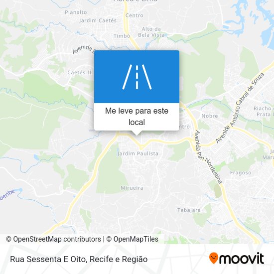 Rua Sessenta E Oito mapa